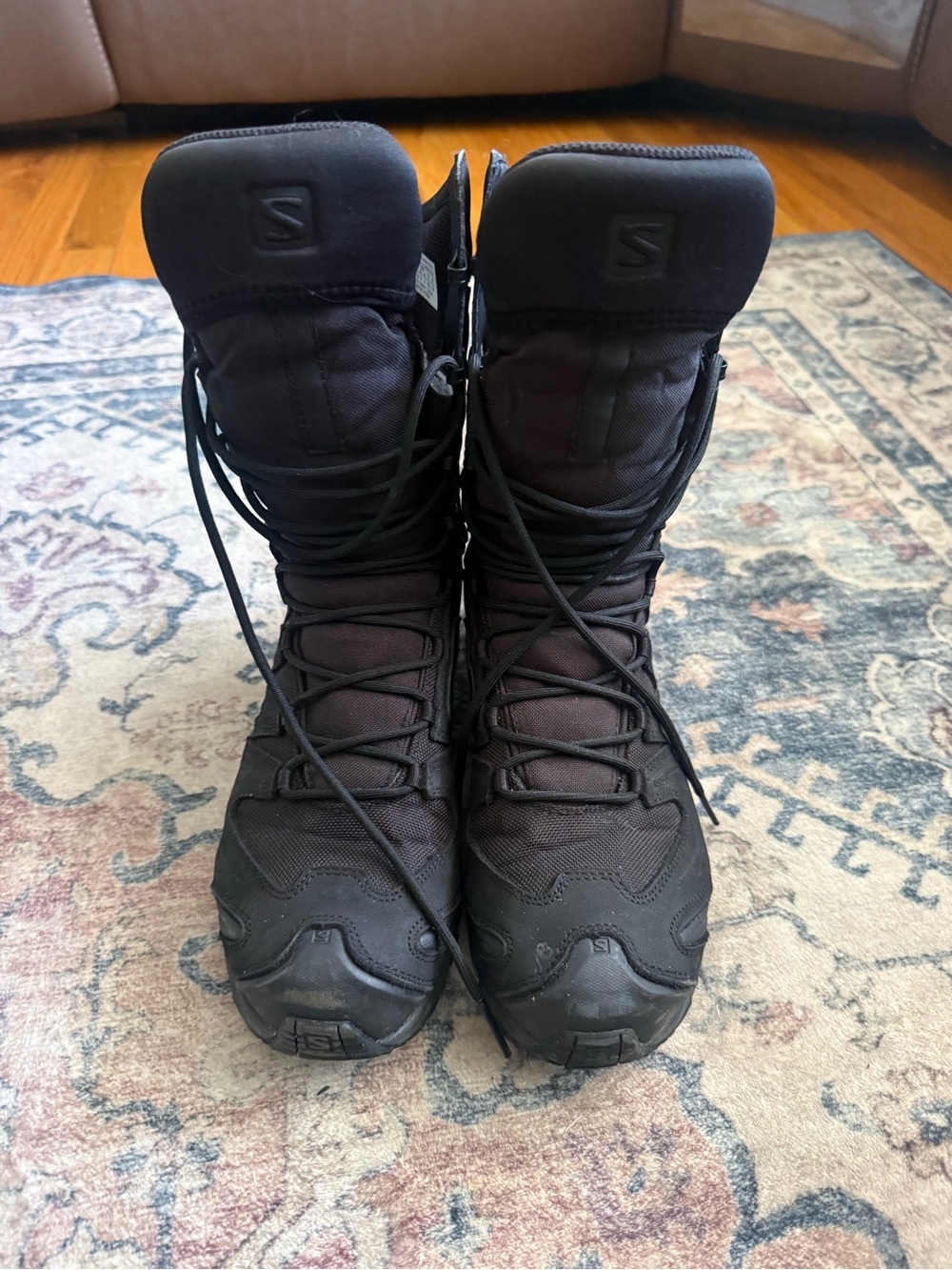 Salomon Black High-Top Winter Boots